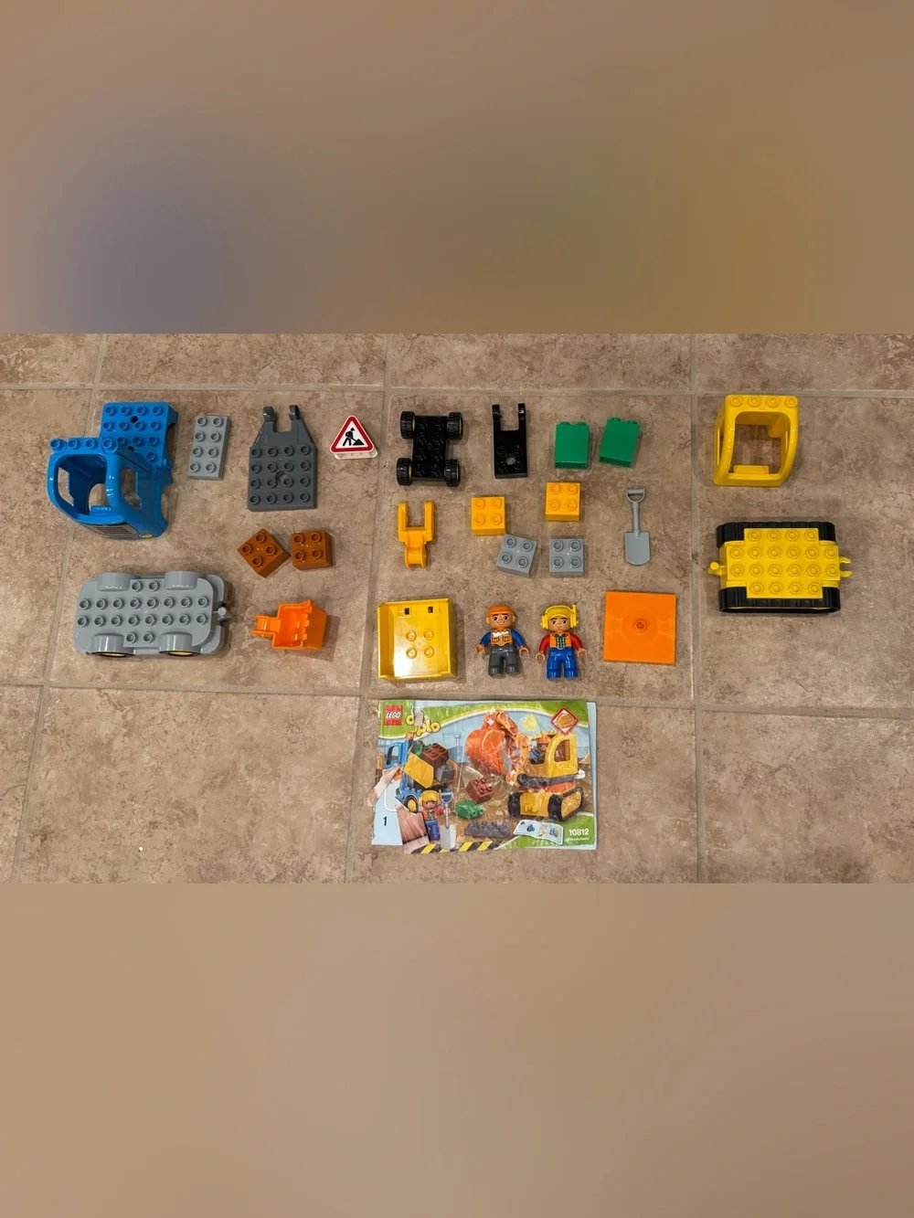 LEGO Truck & Tracked Excavator Set 10812 Duplo
